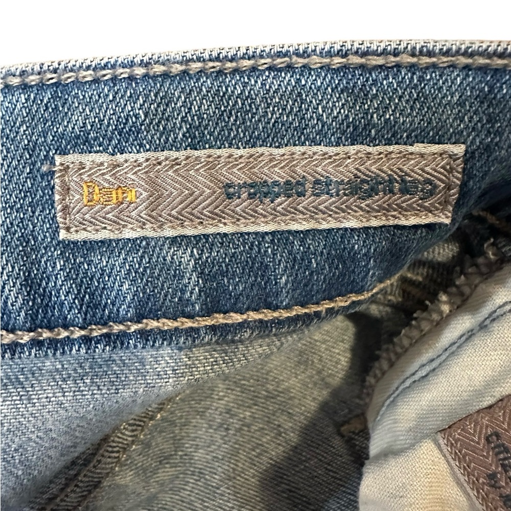 Citizens Of Humanity Light Wash Cropped Straight Leg Jeans - Picture 3 of 5